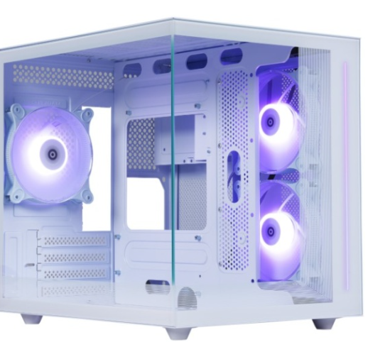 (1042982) Корпус компьютерный DEFENDER NovaCube белый,mATX,3fan,switch&M/BSynс 25104 - фото 52033