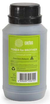 (1004332) Тонер для принтера Cactus CS-TBR-100 черный (флакон 100гр) Universal toner Brother CS-TBR-100 - фото 9525