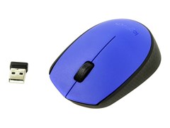 (183093) 910-004640/910-004644 Logitech Wireless Mouse M171, Blue 910-004640