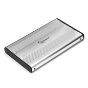 1008076 Внешний корпус USB 2.0 для 2.5" HDD/SSD Gembird, порт USB, SATA III, металл, серебристый EE2-U2S-5-S
