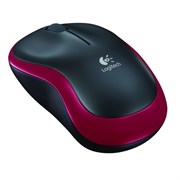 (1006077) Мышь Wireless Logitech M185 черная/красная, оптическая, 1000dpi, 2.4 GHz/USB-ресивер (910-002633) 910-002633