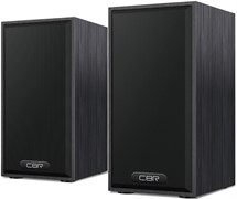 (1019789) CBR CMS 635 Black, Акустическая система 2.0, питание USB, 2х3 Вт (6 Вт RMS), материал корпуса MDF, 3.5 мм линейный стереовход, регул. громк., длина кабеля 1 м, цвет чёрный CMS 635 Black