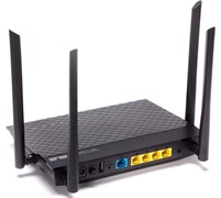 (1021007) Маршрутизатор Asus RT-AC1200 Dual-Band Wi-Fi USB Router, Fiber/DSL/Cable connection, 5 dBi external antenna, USB for UPnP AV server RT-AC1200