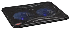 (1025828) Подставка для ноутбука Buro BU-LCP156-B214 15.6"358x270x21мм 1xUSB 2x 140ммFAN 597г металлическая се BU-LCP156-B214