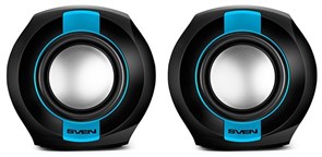 (1023392) Колонки Sven 150 2.0 чёрно-синие (2x2.5W, USB) SV-013509