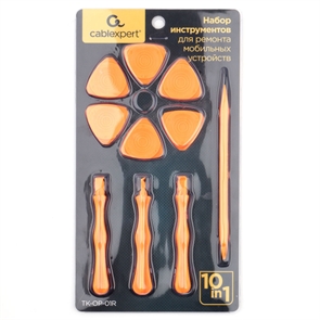 1031583 Набор инструментов для вскрытия корпуса мобильной техники Cablexpert TK-OP-01R (10 предметов) TK-OP-01R