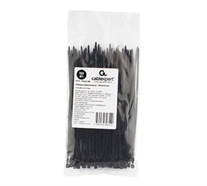 (1032896) Стяжки Cablexpert пластиковые 100 мм х 2.5 мм, чёрные (100 шт.) NYT-100x2.5B