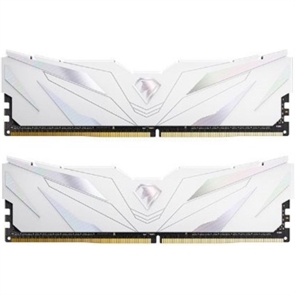 (1033389) Память DDR 4 DIMM 32Gb (16Gbx2)  PC25600, 3200Mhz, Netac Shadow II NTSWD4P32DP-32W   C16 White, с радиатором NTSWD4P32DP-32W