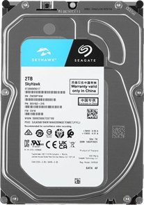 (1038820) Жесткий диск  2TB Seagate Skyhawk (ST2000VX017) {Serial ATA III, 5400 rpm, 256mb, для видеонаблюдения} ST2000VX017