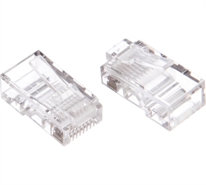 (1041064) Вилка Cablexpert RJ-45 (8P8C) универсальная кат.5e, 6 микрон, (100 шт.), пакет PLUG3UP6/5