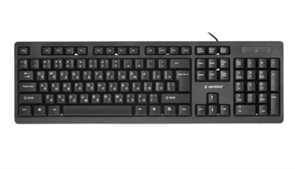 (1035478) Клавиатура Gembird KB-8355U-BL,{USB,черный, 104 клавиши, кабель 1,85м} KB-8355U-BL