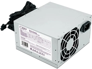(1034051) Блок питания CBR ATX 400W, 8cm fan, 20+4pin/1*4pin/1*IDE/2*SATA, кабель питания 1.2м,черный [PSU-ATX400-08EC] OEM PSU-ATX400-08EC