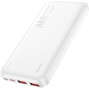 (1040881) Мобильный аккумулятор Hoco J101 Astute 10000mAh QC3.0/PD3.0 22.5W 5A 2xUSB-A/USB-C белый (J101 ASTUT J101 ASTUTE WHITE J101 ASTUTE WHITE