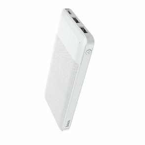 (1040879) Мобильный аккумулятор Hoco J72 Easy travel 10000mAh 2A 2xUSB-A белый (J72 EASY TRAVEL WHITE) J72 EASY TRAVEL WHITE