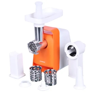 (1027773) Мясорубка SunWind SWG180 1800Вт белый/оранжевый SWG180