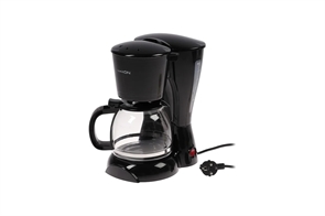 (1028021) Кофеварка LuazON LKM-654, капельная, 1.2 л, 900 Вт, чёрная 3863050 SL3863050