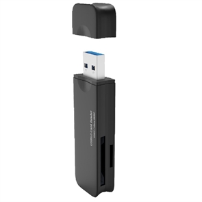 (1041760) Bion USB 3.0 Card reader, до 5 Гбит/с, черный цвет, поддержка карт: T-flash, Micro SD, SD, SDHC, Speed Rate Rex [BXP-CR-USB3-01B] BXP-CR-USB3-01B
