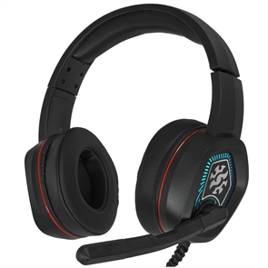 (1041732) Игровая гарнитура XPG EMIX H20 чёрная (7.1, микрофон, USB, RGB подсветка, 50 мм) EMIX-H20