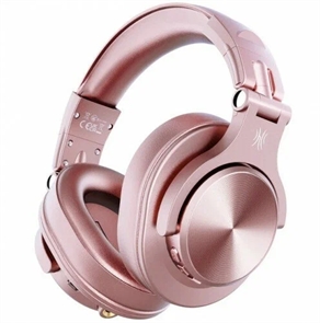 (1041704) Наушники ONEODIO A70 pink Беспроводные наушники. Bluetooth 5.2. Динамик 40 мм. Частотная характеристика: 20 Гц - 40 кГц. Емкость аккумулятора: 650 мАч. В комплекте: кабель 3.5/6.35 мм, аудио кабель 3.5 мм, USB кабель для зарядки, мешочек, и ONEODIO A70 pink