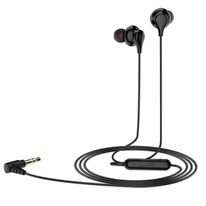 (1041757) Perfeo наушники внутриканальные c микрофоном CALL черные PF_C3201