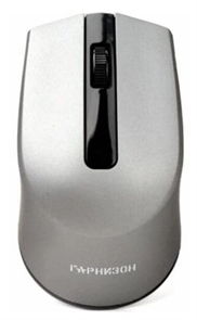 1042415 Беспроводная мышь Гарнизон, 3кн, 1000 DPI, 2.4 ГГц, серый GMW-440-1