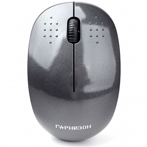 1042416 Беспроводная мышь Гарнизон, 3кн, 1000 DPI, 2.4 ГГц, серый GMW-475