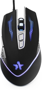 1042493 Проводная игровая мышь Гарнизон, 7кн, 3200 DPI, подсветка, ПО, 1.5м, черный, "Астерион" GM-730G