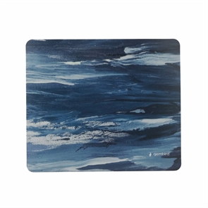 1042461 Коврик для мыши Gembird 229х195х2мм, "волны абстракция", вспененный ПВХ+пластик, пакет MP-ART34