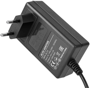 1042429 Блок питания Gembird 24В/2А, 48Вт, 1 штекер 5.5х2.5мм, черный NPA-AC33