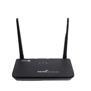 1040489 Роутер wifi c cим картой 4G, черный, экран, Слот для SIM-карты, USB Type-C, 2.4 ГГ, Мбит/с 300, LAN PORT. 1040489