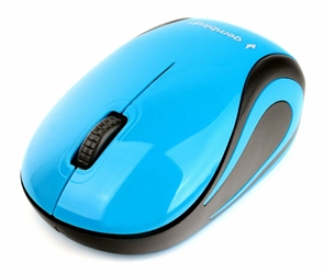 1042411 Беспроводная мышь Gembird, 4кн, 1000-1600 DPI, 2.4 ГГц, синий MUSW-250-2