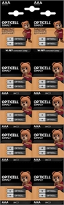 (1042164) Батарея Opticell Simply AAA отрывной блистер AAA (2шт) блистер 5050002 *DURACELL 5050002