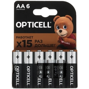 (1042166) Батарея Opticell Basic LR6 AA (4шт) блистер 5051001 *DURACELL 5051001