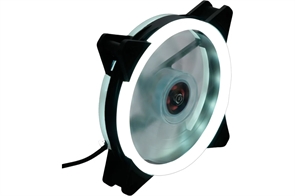 1042440 Вентилятор Gembird с RGB подсветкой, 120x120x25, гидродин., 3pin + Molex, провод 35см, цветной D12025S12L-CF