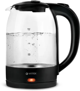 (1039776) Чайник Vitek VT-7092 1.7л. 2200Вт прозрачный (стекло) VT-7092