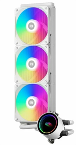 (1042853) Система водяного охлаждения PcCooler DA360 WH ARGB Soc-AM5/AM4/1200/1700/1851 белый 4-pin 33.8dB Al  DA360-WHAWXX-GL DA360-WHAWXX-GL