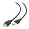 (1023869) Кабель удлинит. USB2.0 Pro Cablexpert AM/AF, 4.5м, экран, черный, пакет CCP-USB2-AMAF-15C - фото 33354