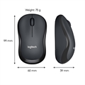 (1029743) Мышь Logitech M221 ROSE черный оптическая (1000dpi) silent беспроводная USB для ноутбука (3but) 910-006512 - фото 39488