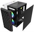 (1032789) Корпус Powercase Mistral Micro T3B, Tempered Glass, Mesh, 2x 140mm + 1х 120mm 5-color fan, чёрный, mATX  (CMIMTB-L3) CMIMTB-L3 - фото 43287