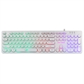 (1033844) Dialog Gan-Kata Клавиатура KGK-16U WHITE - игровая с RGB-подсветкой, USB, белая KGK-16U WHITE - фото 44420