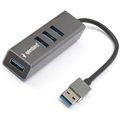 (1034138) Концентратор USB 3.0 Gembird UHB-C454, 4 порта, алюминиевый корпус, кабель 17см UHB-C454 - фото 44644