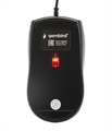 1035751 Проводная мышь Gembird, 3кн, 1000 DPI, резин.колесо, 1.8м, черный MOP-110 - фото 46493