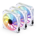 (1037109) Вентилятор JONSBO ZG-120W(3 in 1) White 120х120х25мм (20шт/кор, ARGB LED, 500-1500об/мин, белый) Retail ZG-120W(3 in 1) - фото 47204