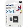 (1037752) Флеш карта microSDXC 256GB A-Data AUSDX256GUICL10A1-RA1 Premier Pro + adapter AUSDX256GUICL10A1-RA1 - фото 47606