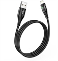 (1039019) Кабель Hoco U93 Shadow iP U93 SHADOW IP USB (m)-Lightning (m) 1.2м черный коробка U93 SHADOW IP - фото 48617