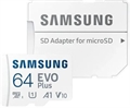 (1039096) Флеш карта microSDXC 64GB Samsung MB-MC64SA EVO Plus + adapter MB-MC64SA - фото 48825