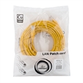 (1040074) Патч-корд медный UTP Cablexpert кат.5e, 10м, литой, многожильный (жёлтый) PP10-10M/Y - фото 49727