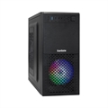 (1040342) Корпус Minitower ExeGate mEVO-7807 (mATX, без БП, 1*USB+1*USB3.0, черный, 1 вент. 12см с RGB подсветкой) mEVO-7807 - фото 49842