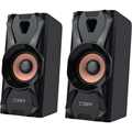 (1040830) CBR CMS 720, Акустическая система 2.0, питание USB, 2х3 Вт (6 Вт RMS), материал корпуса пластик, 3.5 мм линейный стереовход, цвет чёрный CMS 720 - фото 51116