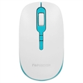 1042419 Беспроводная мышь Гарнизон, 4кн, 1000-1600 DPI, резин.колесо, 2.4 ГГц, белый/бирюзовый GMW-460-2 - фото 51337